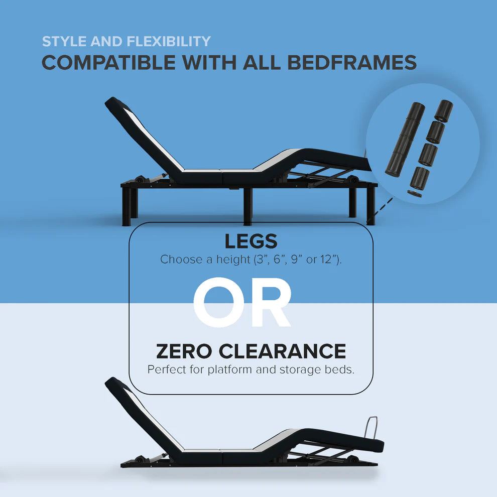 Adjustable Base With Wireless Remote