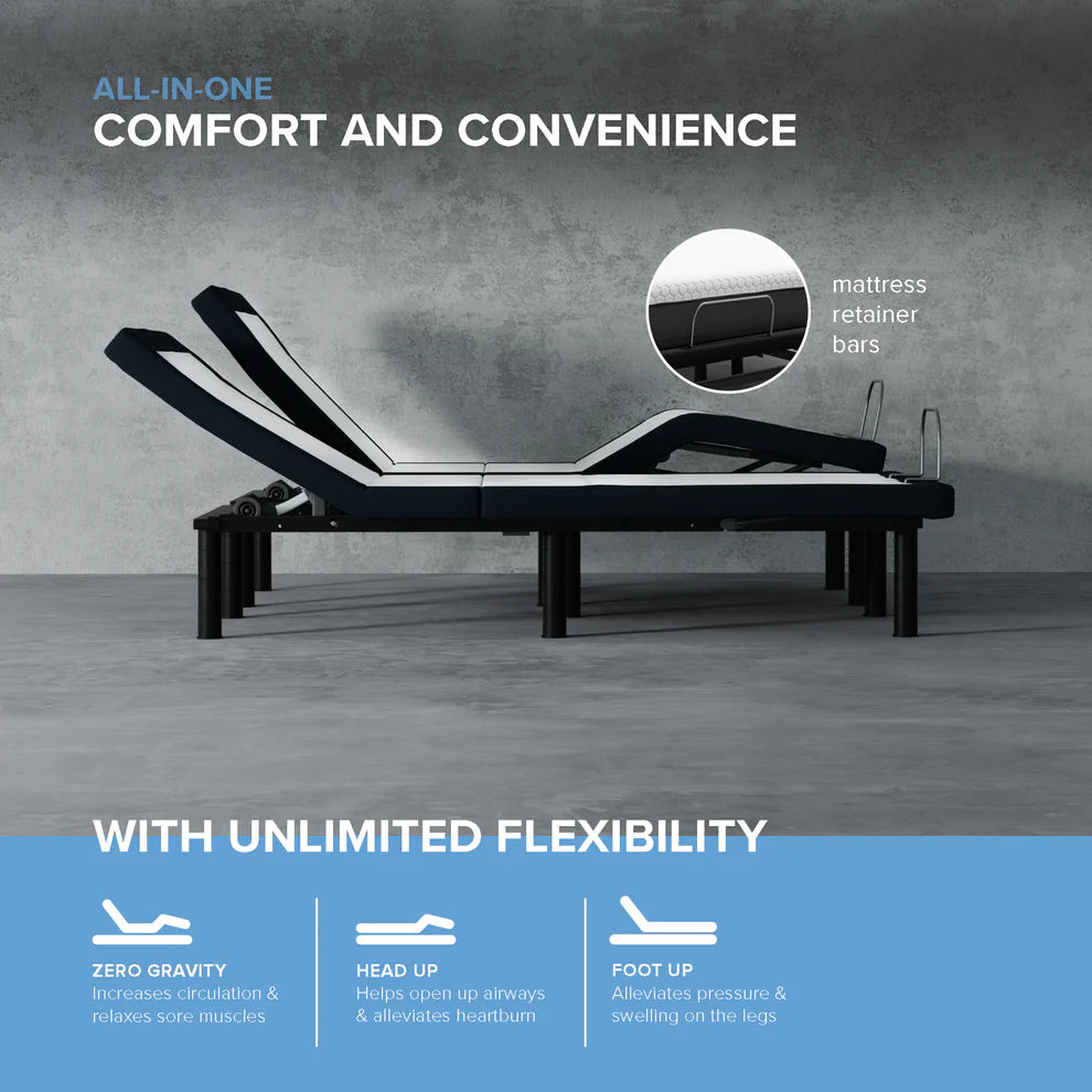 Adjustable Base With Wireless Remote