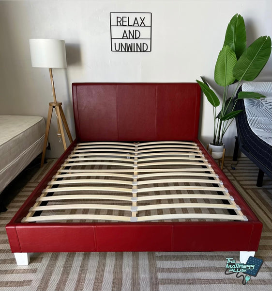 Red Platform Bed