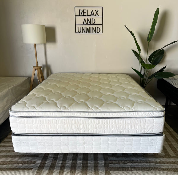The Plug Package: Mattress, Boxspring, Metal Bed Frame All In One
