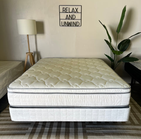 The Plug Package: Mattress, Boxspring, Metal Bed Frame All In One
