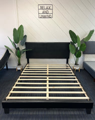 Black Platform Bed